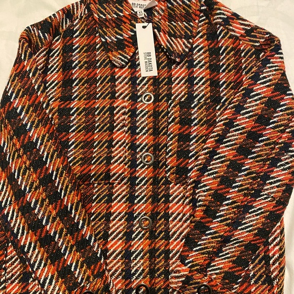 ✨BNWT BB Dakota By Steve Madden plaid Shacket - Picture 7 of 11